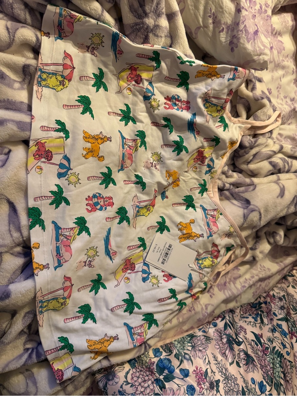 Roller Rabbit Poolside Pups Joanie Pajamas xl NWT